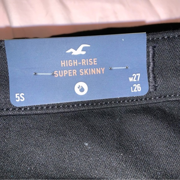 NWT HOLLISTER HIGH RISE SKINNY JEANS 27/26 - Picture 3 of 6